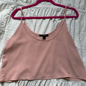 Salmon thin strap tank top